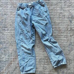 H&M kids Relaxed Fit railroad Striped Jeans